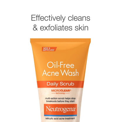 Neutrogena Oil Free Daily Acne Face Scrub
