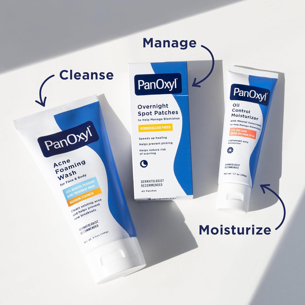 Benzoyl Peroxide Acne Foaming Wash, Maximum Strength, Daily Acne-Fighting Face and Body Cleanser, Face Wash to Clear, Treat and Prevent Acne Pimples and Stubborn Breakouts, 5.5 Oz Tube