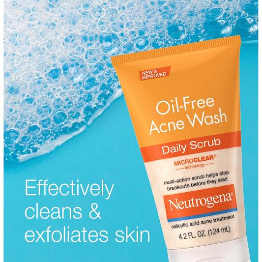 Neutrogena Oil Free Daily Acne Face Scrub